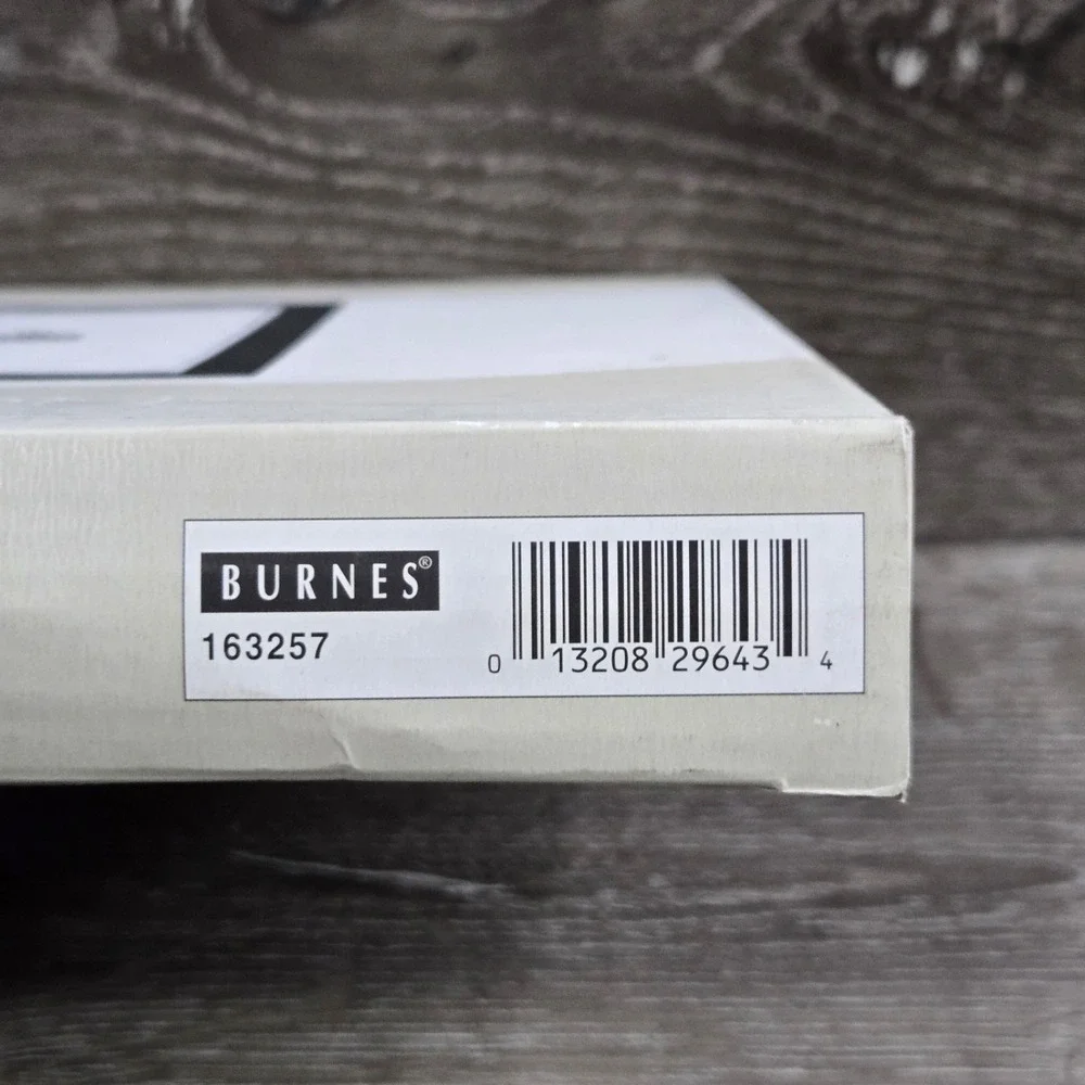 Burnes of Boston Wood Double Hinged Picture Frame Black 5x7 Contemporary New